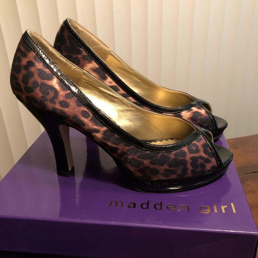 Madden Girl leopard print heels